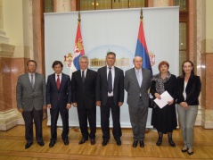 23 May 2013 The Head and members of the Parliamentary Friendship Group with Portugal and the Portuguese Ambassador to Serbia